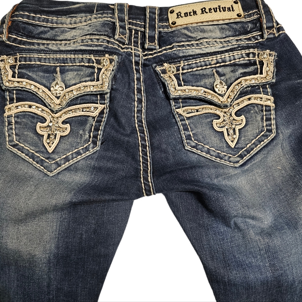 Authentic Rock Revival Jeans size 27 short